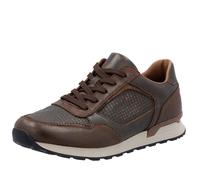Rieker Hombres Zapatillas Cuero Colores de Otoño Ancho G1/2 - Flexible & Ligero