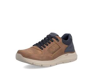 Rieker HWK - Zapatillas bajas para hombre, color almendra/zorro/vaquero