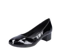Rieker HWK - Zapatos bajos para mujer, color negro