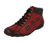 Rieker Jinnie S Mujeres Zip Casuales Botines con Encaje 39 EU Vino