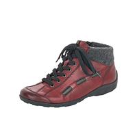 Rieker L6543, Zapatillas Altas Mujer, Rojo (Wine/Anthrazit), 42 EU