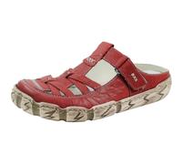 Rieker L0396-33 Zapatos Para Dama Pantuflas Clogs Rojas