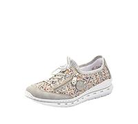 Rieker L22Q2, Sneaker Mujer, Cement Pebble, 36 EU
