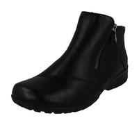 Rieker L4663, Botas Cortas al Tobillo Mujer, Negro, 38 EU