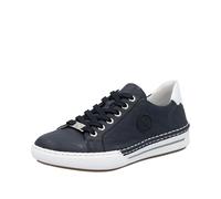 Rieker L7210, Zapatos con Cordones Mujer, Azul, 39 EU