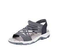 Rieker 68888, Sandalia de Trekking Mujer, Azul, 42 EU