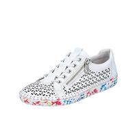 Rieker Tenis M2357 para Mujer, White, 5 UK