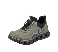 Rieker M6058-54, Zapatillas Mujer, Verde, 38 EU Ancho
