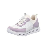 Rieker M6067, Zapatillas Bajas Mujer, Blanco, 38 EU