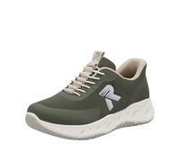 Rieker M6551, Zapatillas Bajas Mujer, Verde, 41 EU