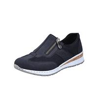 Rieker Mocasines 54474 para Mujer, Azul, 36 EU