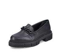 Rieker Mocasines para Mujer M3861, Negro 01., 43 EU