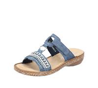 Rieker Morelia Womens Sequin Sandals 36 EU Azul Marino