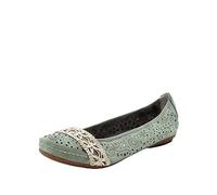 Rieker Mujer 41466 Bailarinas, Verde, 38 EU