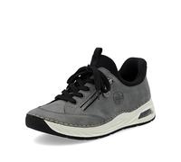 Rieker Mujer 44567, Mujer Mocasines, Gris 42, 38 EU