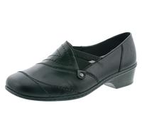 Rieker Mujer 48260 Mocasín, Negro, 42 EU