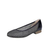 Rieker Mujer 51960 Bailarinas, Negro, 36 EU