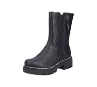 Rieker Mujer 74083 Chelsea Boot, Negro, 38 EU, Negro, 38 EU