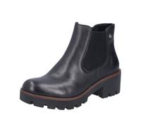 Rieker Mujer 79265 Chelsea Boot, Negro, 36 EU, Negro, 36 EU