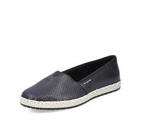 Rieker Mujer Alpargatas M2271, señora Zapatos Planos,marítimos,Zapatos Bajos,Zapatos de Verano,Zapatillas,Trenzados,Negro (Schwarz / 01),39 EU / 6 UK