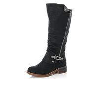 Rieker Mujer Botas 94652, señora Botas de invierno,repelente,riekerTEX,botas de invierno,botas de caña larga,forradas,Negro (schwarz / 00),39 EU / 6 UK