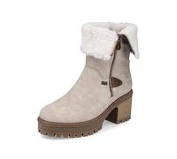 Rieker Mujer Botas Y8582, señora Botas clásicas,Repelente,riekerTEX,Botas de caña Larga,Forradas,Cremallera,Botas,Beige (Beige / 60),39 EU / 6 UK
