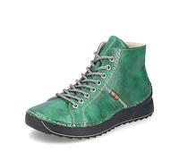 Rieker Mujer Botines 71510, señora Botines con cordones,bota con cordones,zapato de transición,bota,media bota,Verde (grün / 52),37 EU / 4 UK