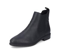 Rieker Mujer Botines 71662, señora Botines,Botas,Bota,Media Bota,botín,Plano,Negro (Schwarz / 00),36 EU / 3.5 UK