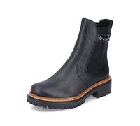 Rieker Mujer Botines 72690, señora Botas Chelsea,Botas,Medias Botas,botín,Bota de Deslizamiento,Alto,Negro (Schwarz / 00),40 EU / 6.5 UK