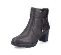 Rieker Mujer Botines 77667-25 Marrón Talla 40 | Cuero sintético, Cremallera, Forro cálido, Tacón de bloque, Plantilla extraíble