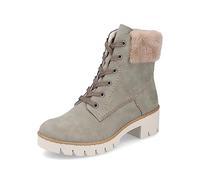Rieker Mujer Botines X5718, señora Botines con Cordones,Botas de Chukka,Botas Cortas,Botas con Cordones,Verde (grün / 52),38 EU / 5 UK