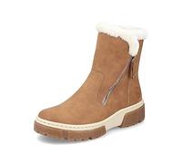 Rieker Mujer Botines X8661, señora Botines,Plantilla Desmontable,Botas,Medias Botas,botín,Plano,Marrón (Braun / 24),38 EU / 5 UK