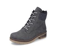 Rieker Mujer Botines Y7424, señora Botines con Cordones,Botas de Chukka,Botas Cortas,Botas con Cordones,Gris (Grau / 45),41 EU / 7.5 UK