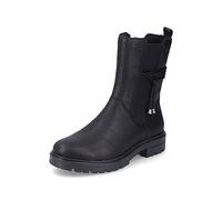 Rieker Mujer Botines Z2880, señora Botas Chelsea,Botas,Medias Botas,botín,Bota de Deslizamiento,Plano,Negro (Schwarz / 00),38 EU / 5 UK