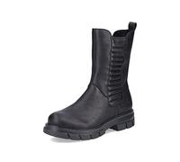 Rieker Mujer Botines Z9181, señora Botines,Botas,Bota,Media Bota,botín,Cremallera,Negro (Schwarz / 00),42 EU / 8 UK