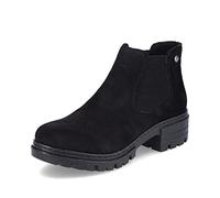 Rieker Mujer Mocasines 76884, señora Zapatillas,Pantuflas,Zapatillas,Zapatos Informales,Entrada Abierta,Negro (Schwarz / 00),42 EU / 8 UK