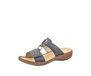 Rieker Mujer Mocasines V69N2, señora Zapatillas,Pantuflas