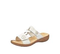 Rieker Mujer V69N2 Mules, Blanco, 41 EU