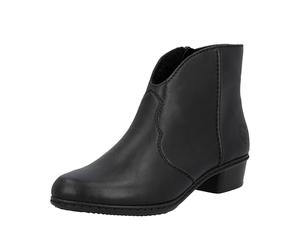 Rieker Mujer Y0754 - Botas occidentales, color negro, talla 38 EU, Negro, 38 EU