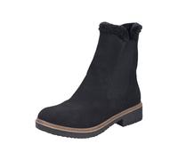 Rieker Z5076, Barco Chelsea Mujer, Negro, 42 EU