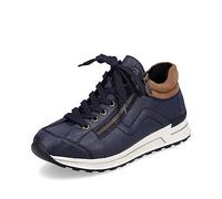 Rieker Mujer Zapatillas N1400, señora Zapatillas Bajas,Plantilla Desmontable,de Ocio,Deportivos,Zapatos Bajos,Azul (Blau / 14),41 EU / 7.5 UK