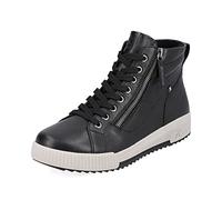Rieker Mujer Zapatillas W0164, señora Zapatillas Bajas,Plantilla Desmontable,Deportivos,Zapatos Bajos,Zapatos de Calle,Negro (Schwarz / 00),37 EU / 4 UK