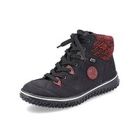 Rieker Mujer Zapatillas Z4219, señora Zapatillas Bajas,Repelente,riekerTEX,Zapato bajo,Zapato de Calle,cordón,Ocio,Negro (Schwarz Kombi / 00),36 EU / 3.5 UK