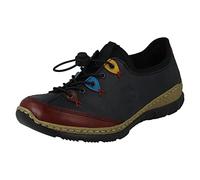 Rieker N3271, Zapatillas de Deporte Mujer, Azul, 38 EU