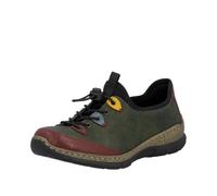 Rieker N3271, Zapatillas Mujer, Green Combi, 42 EU