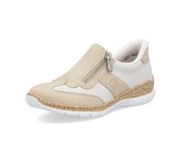 Rieker N42g5, Mocasín Mujer, Beige, 39 EU
