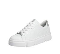 Rieker N5904, Zapatillas Mujer, Blanco, 36 EU