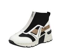 Rieker N6360, Botas Cortas al Tobillo Mujer, Blanco, 38 EU