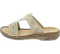 Rieker Pantolette, Pantuflas Mujer, Beige, 36 EU