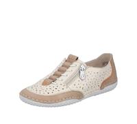 Rieker Pantuflas para Mujer 43665, Beige, 37 EU